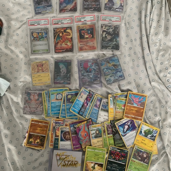 Pokmon big lot Psa 10 games loose cards holographic Games Pokmon big lot Psa 10 games loose cards holographic Games